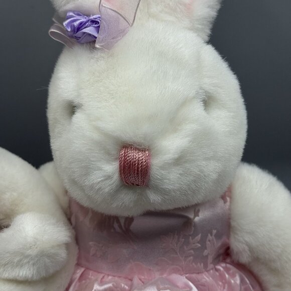 Main Joy Plush Bunny Rabbit Pair Vintage 13" NO SOUND OR LIGHTS Peter Rabbit - Picture 2 of 10